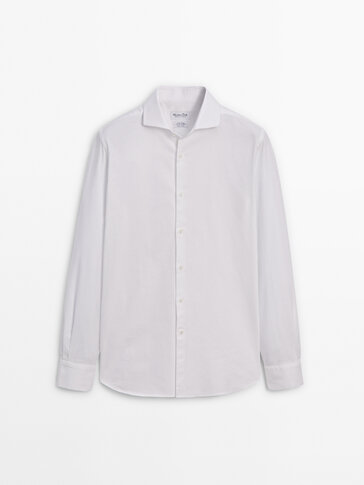 Koszula oxford o kroju slim z łatwej do prasowania tkaniny