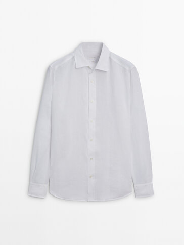 100% linen regular fit shirt