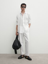 Men's White shirts - Massimo Dutti