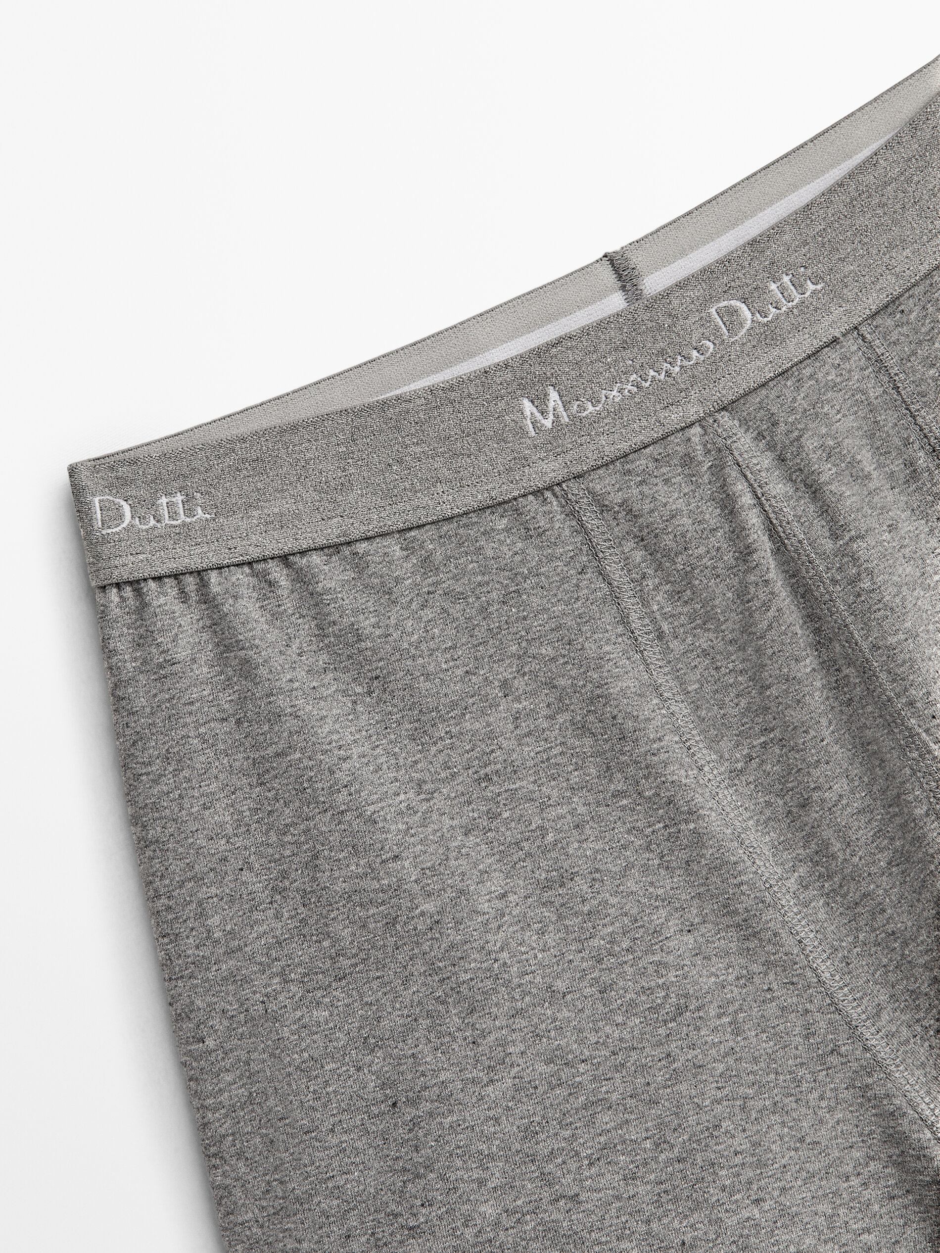 Plain cotton blend boxers