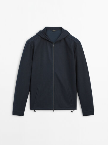 Zip-up hoodie · Navy Blue, Anthracite Grey · Polo Shirts And T