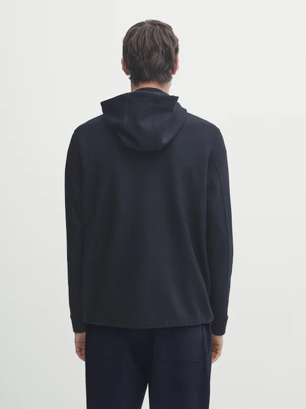 Zip-up hoodie · Navy Blue, Anthracite Grey · Polo Shirts And T-shirts ...