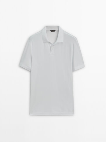 Short sleeve comfort polo shirt