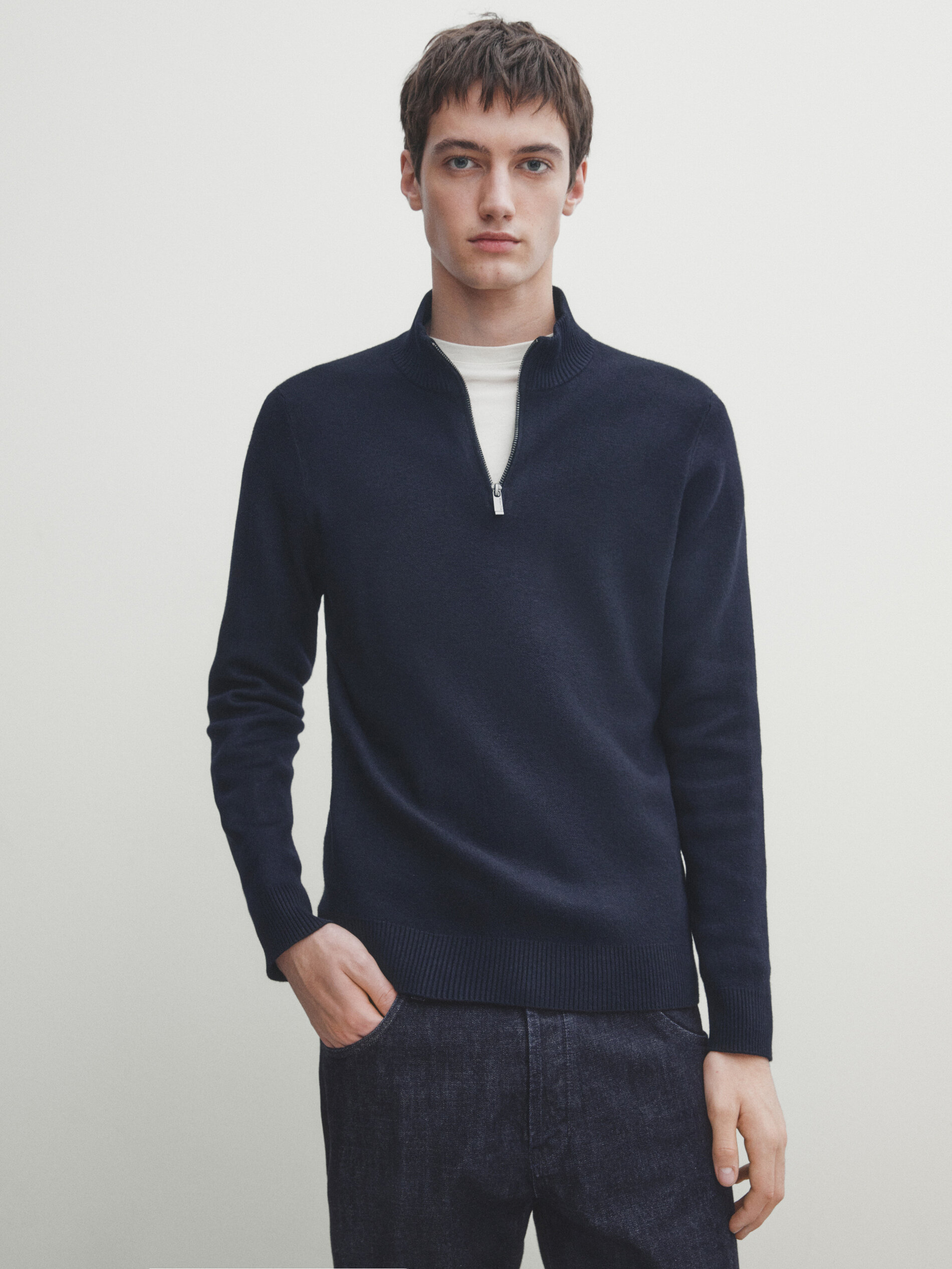 SWEATERS WITH ZIPS - Massimo Dutti