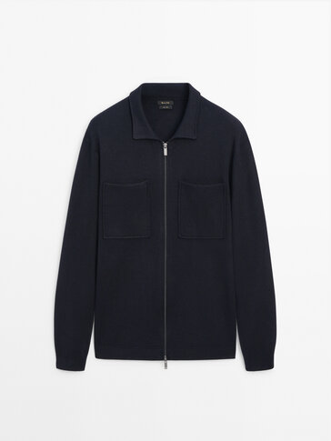 Massimo dutti mens cardigan sale