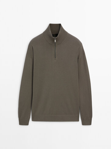 Massimo dutti half online zip