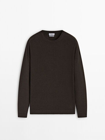 Bardzo cienki sweter ze 100% kaszmirowej wełny − Studio
