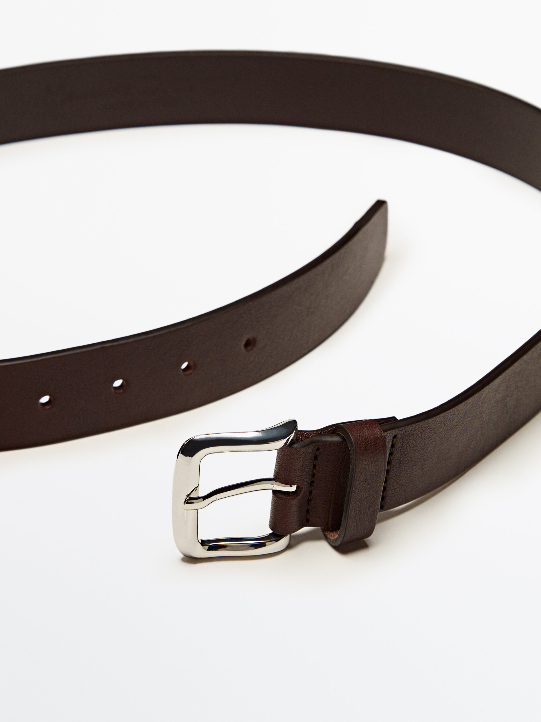 Soft nappa leather belt