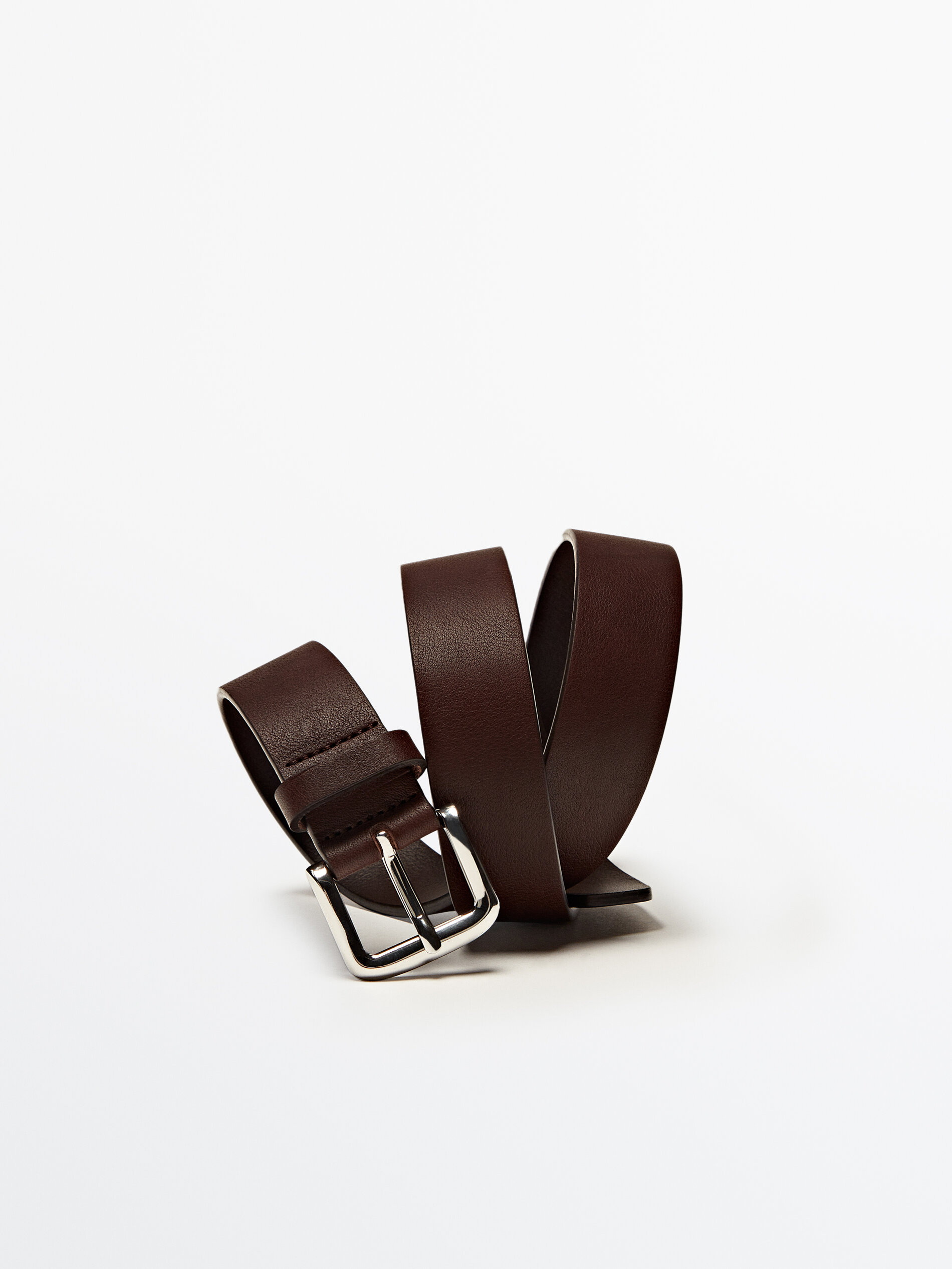 Soft nappa leather belt