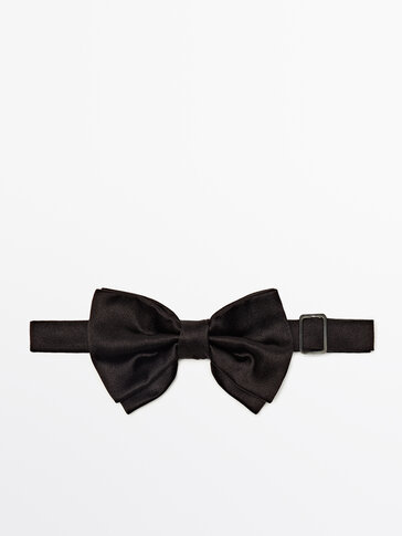 100% silk bow tie