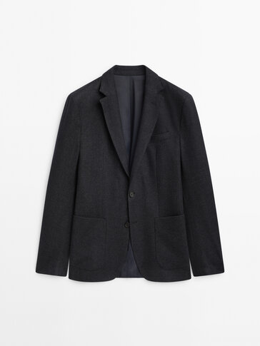 Men's Blazer Jacket in Shale – 6397