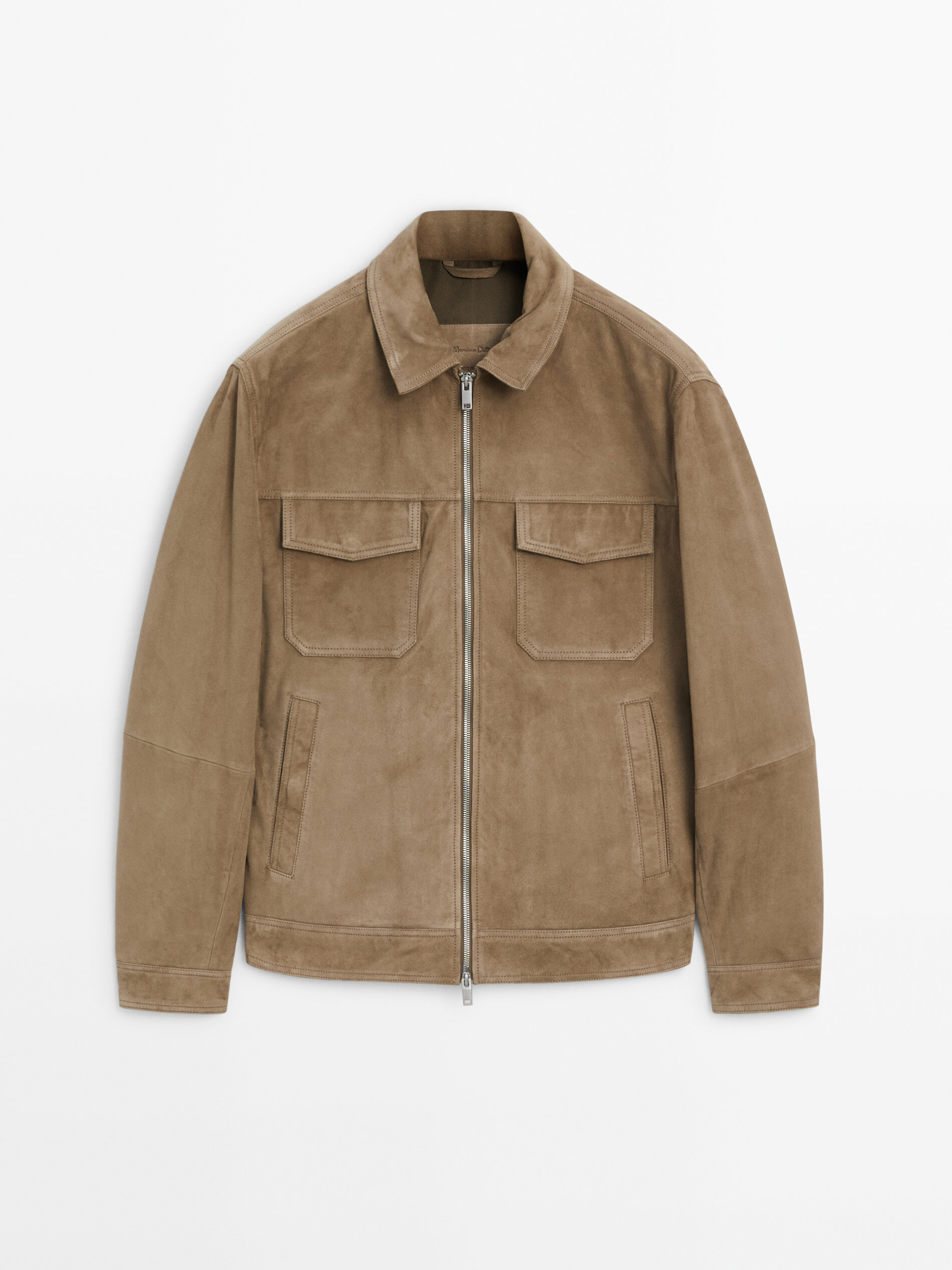 Suede leather trucker hot sale jacket