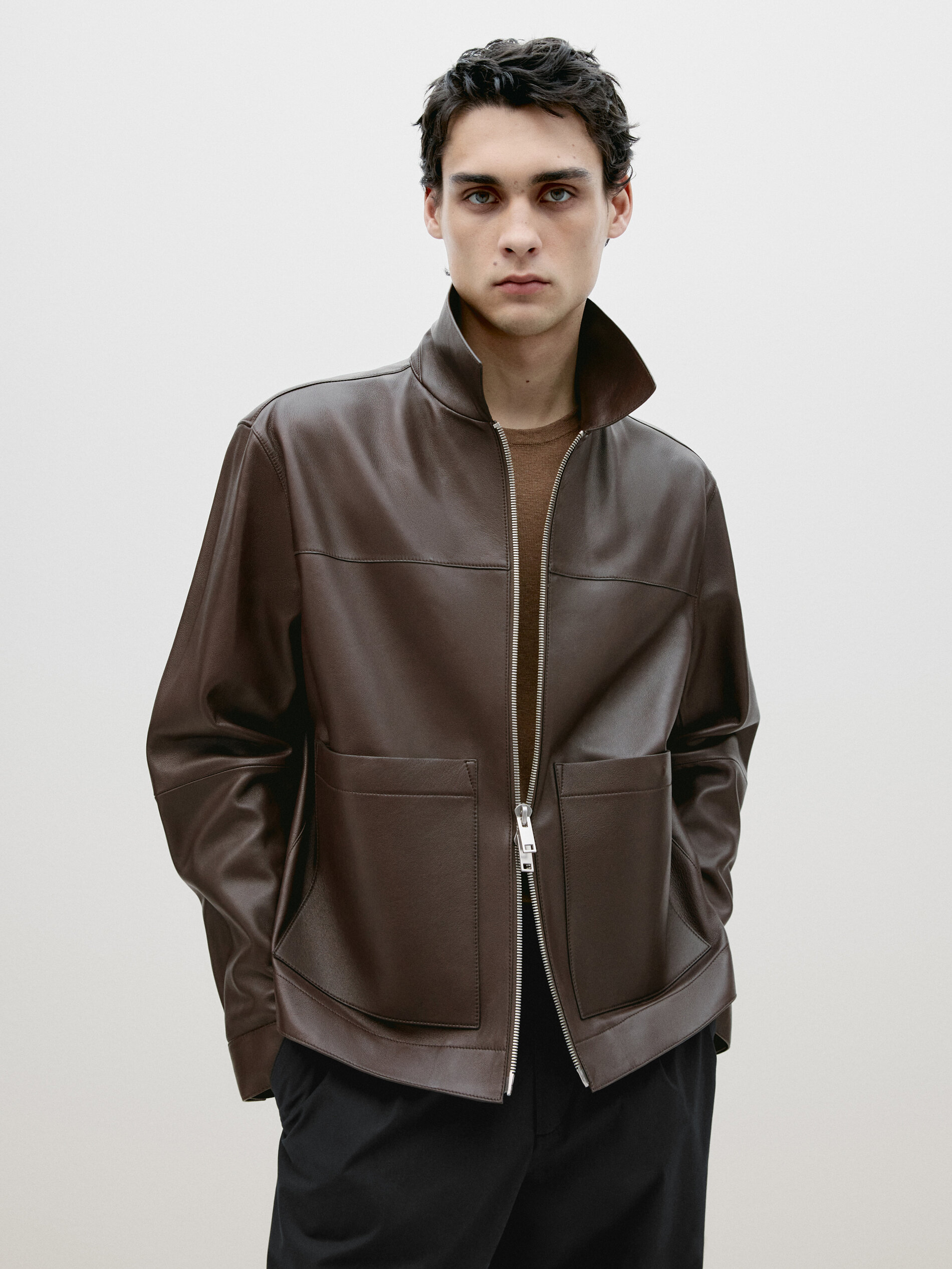Nappa leather jacket with pockets - Limited Edition