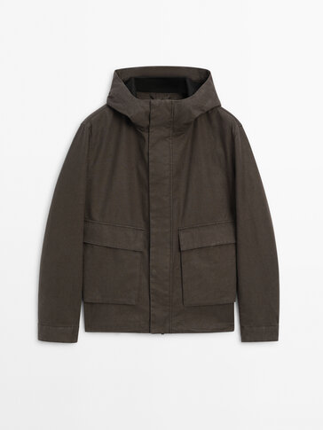 Massimo dutti technical outlet parka