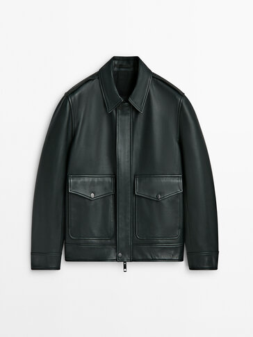 Nappa leather jacket with pockets - Studio