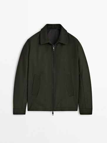 Wool blend jacket with zip - Studio · 0-517 · Coats And Jackets