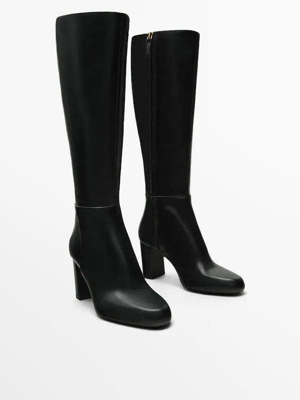 High-heel boots - Studio · Black · Boots And Ankle Boots | Massimo Dutti