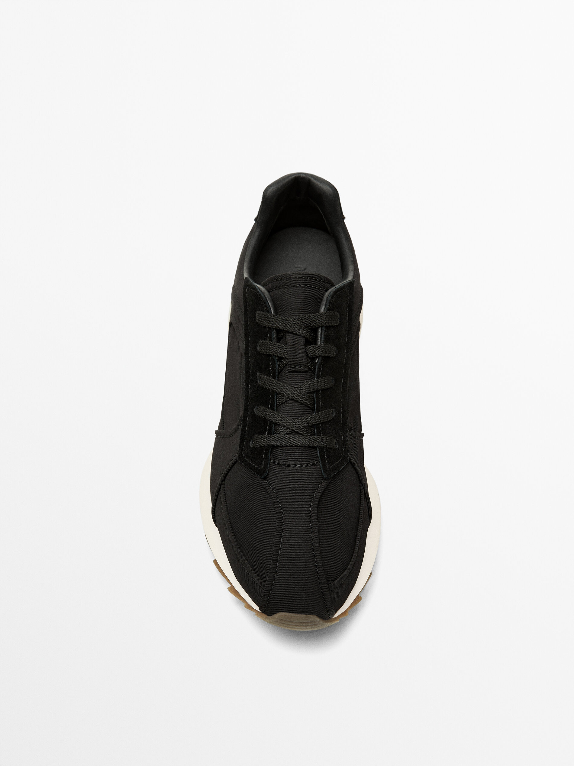 Black fabric sneakers new arrivals