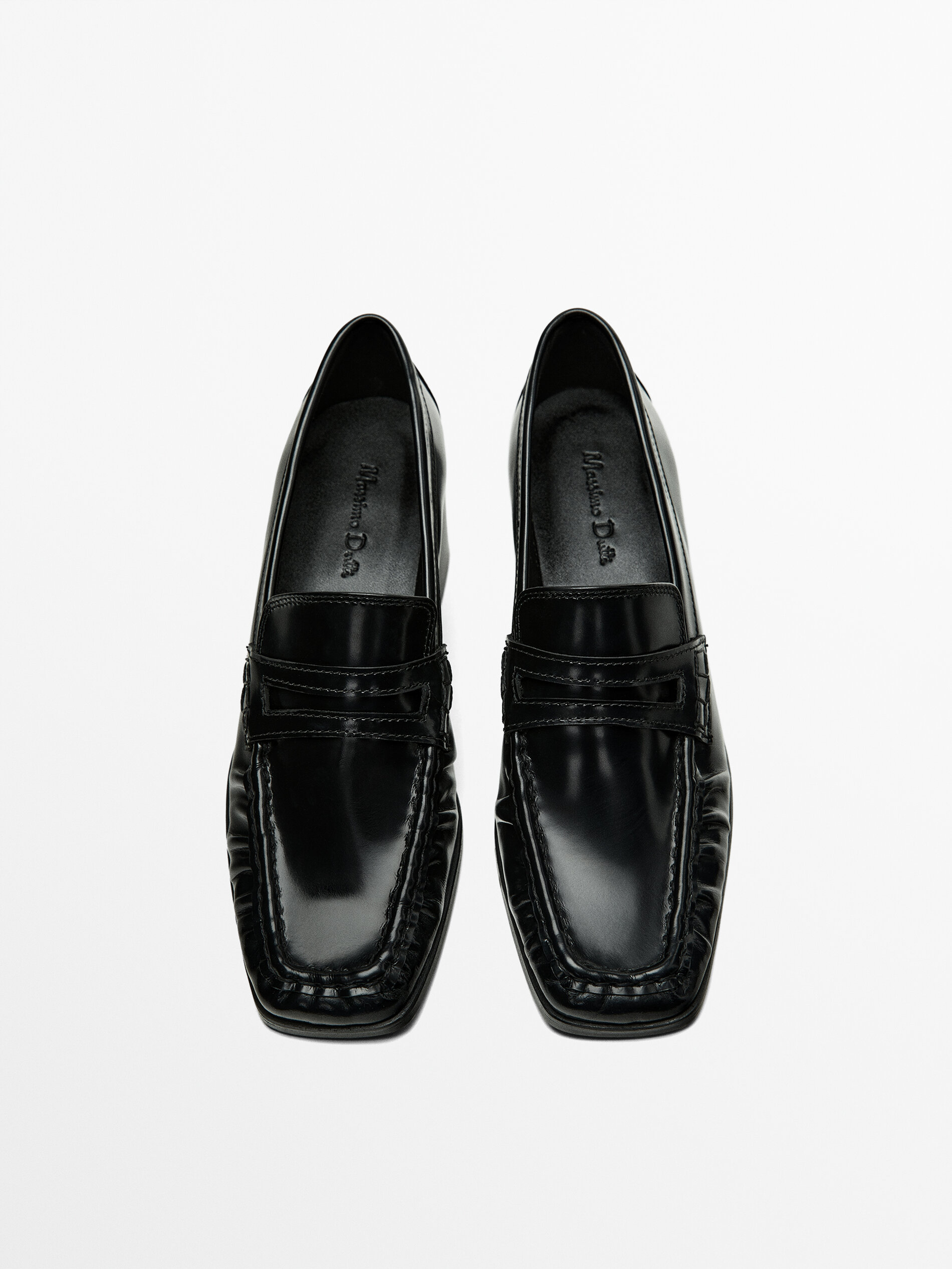 Massimo dutti leopard loafers sales
