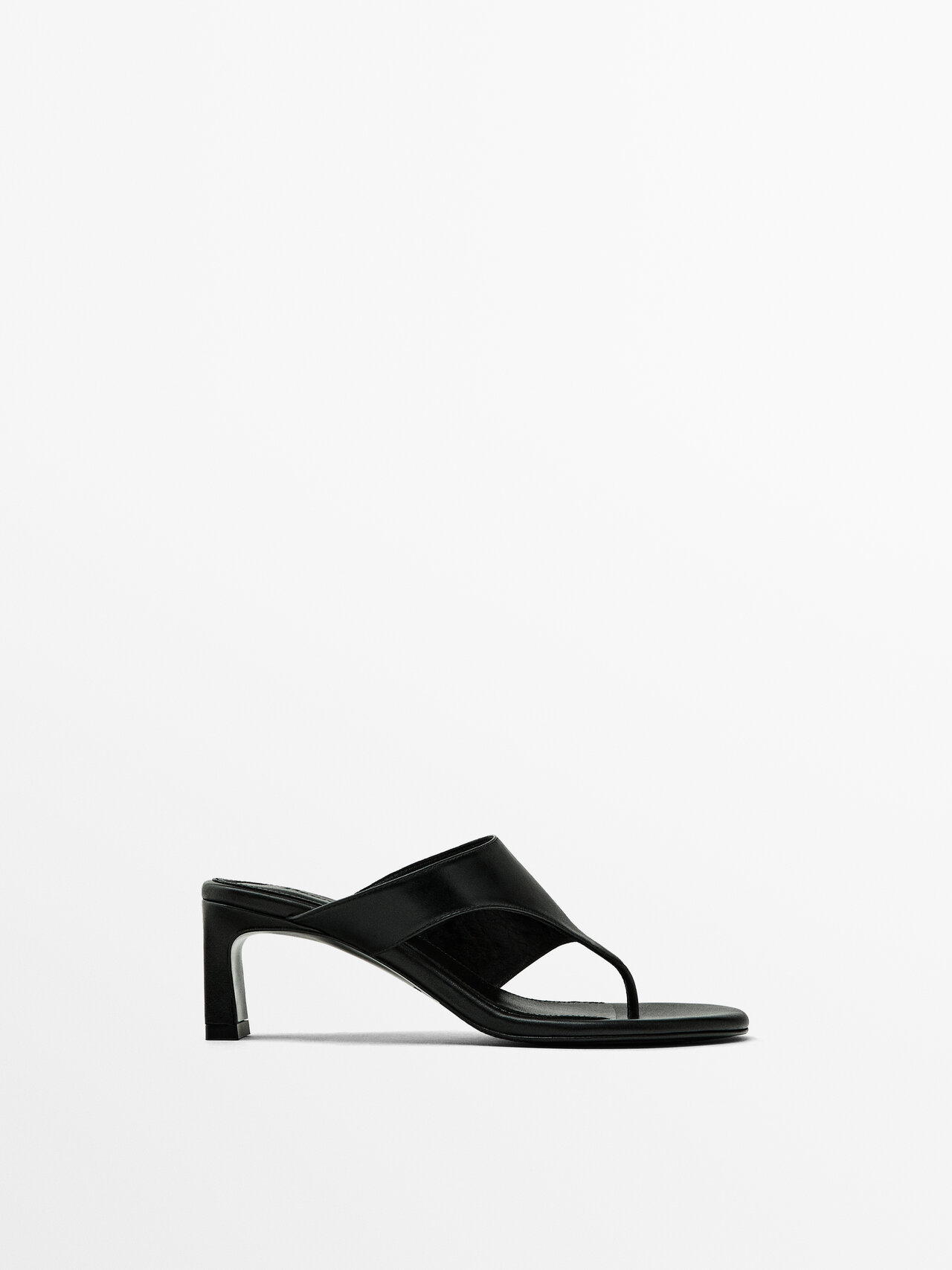 Mules & clogs Massimo Dutti Black size 39 EU in Suede - 36484495