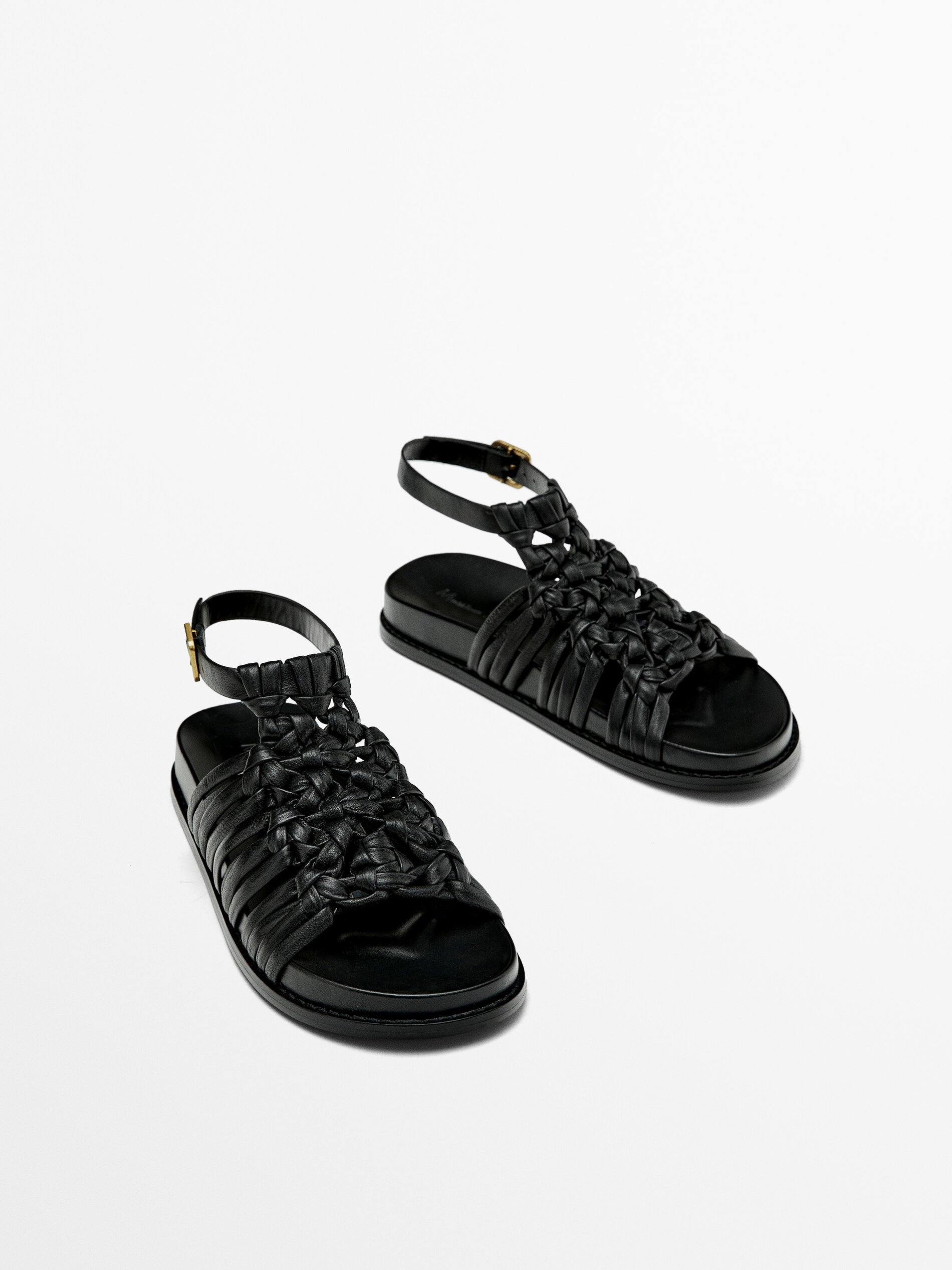 Massimo dutti cheap flat sandals