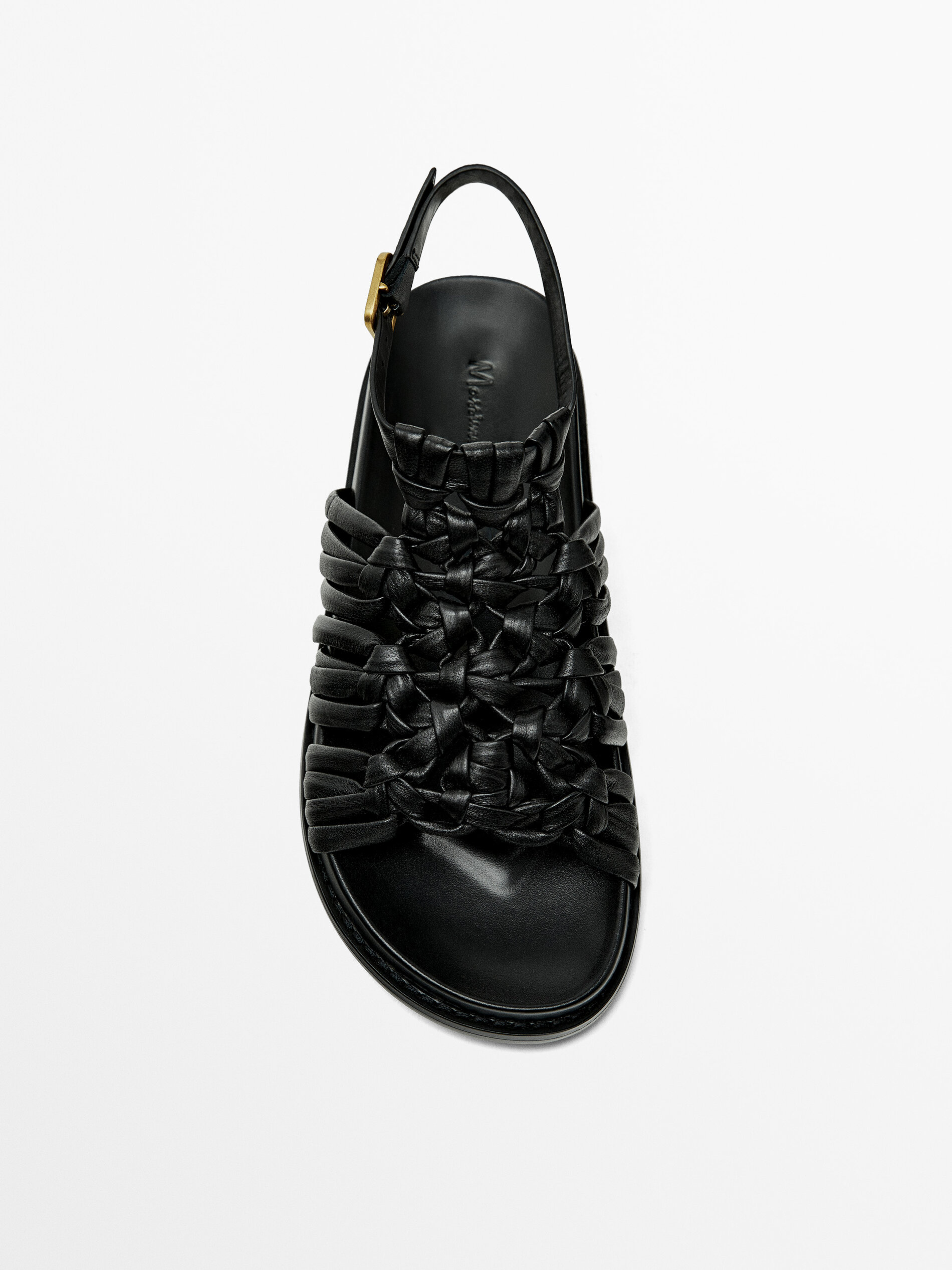 Massimo dutti shop flat sandals