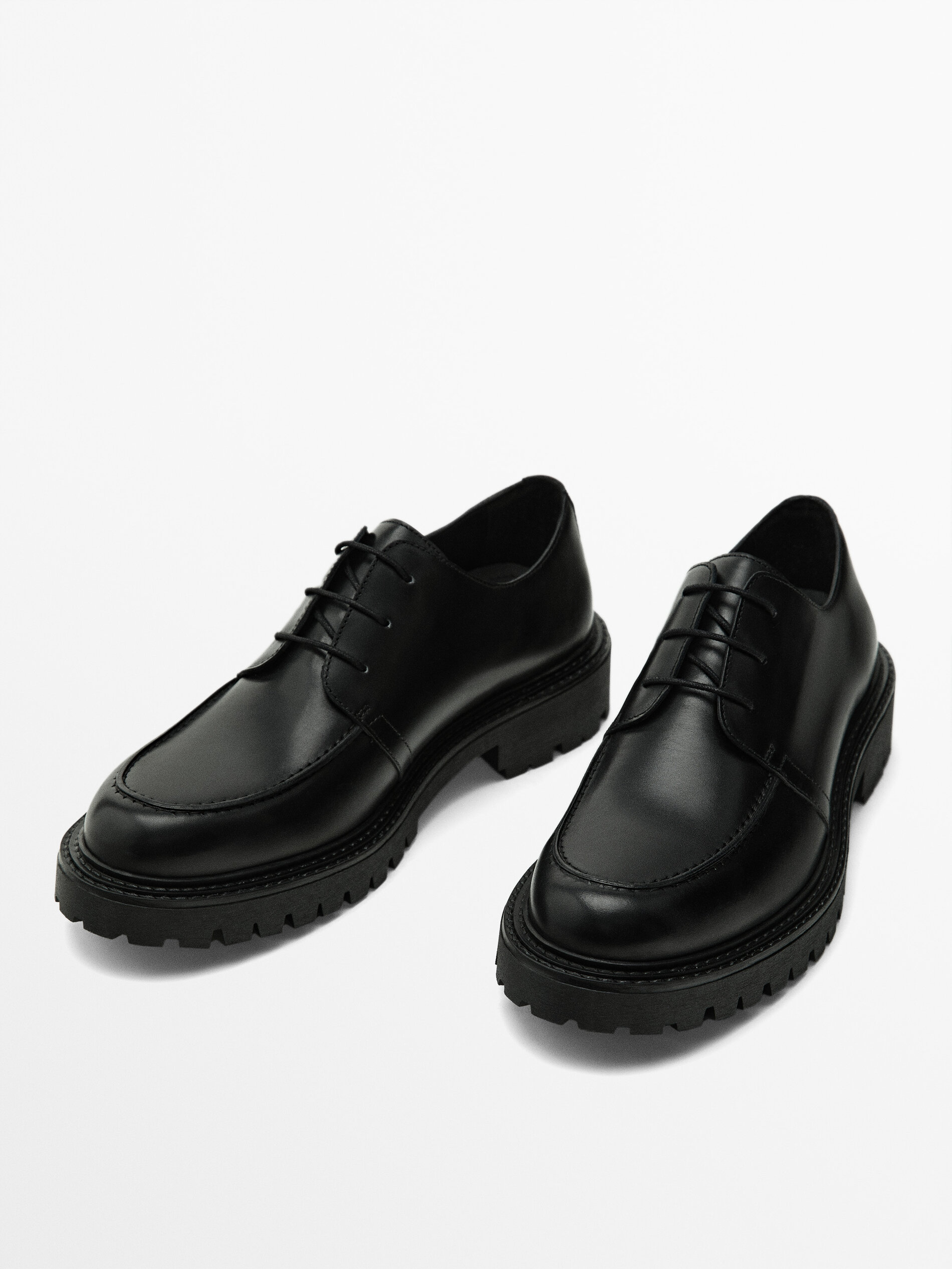 Zapato bordón negro