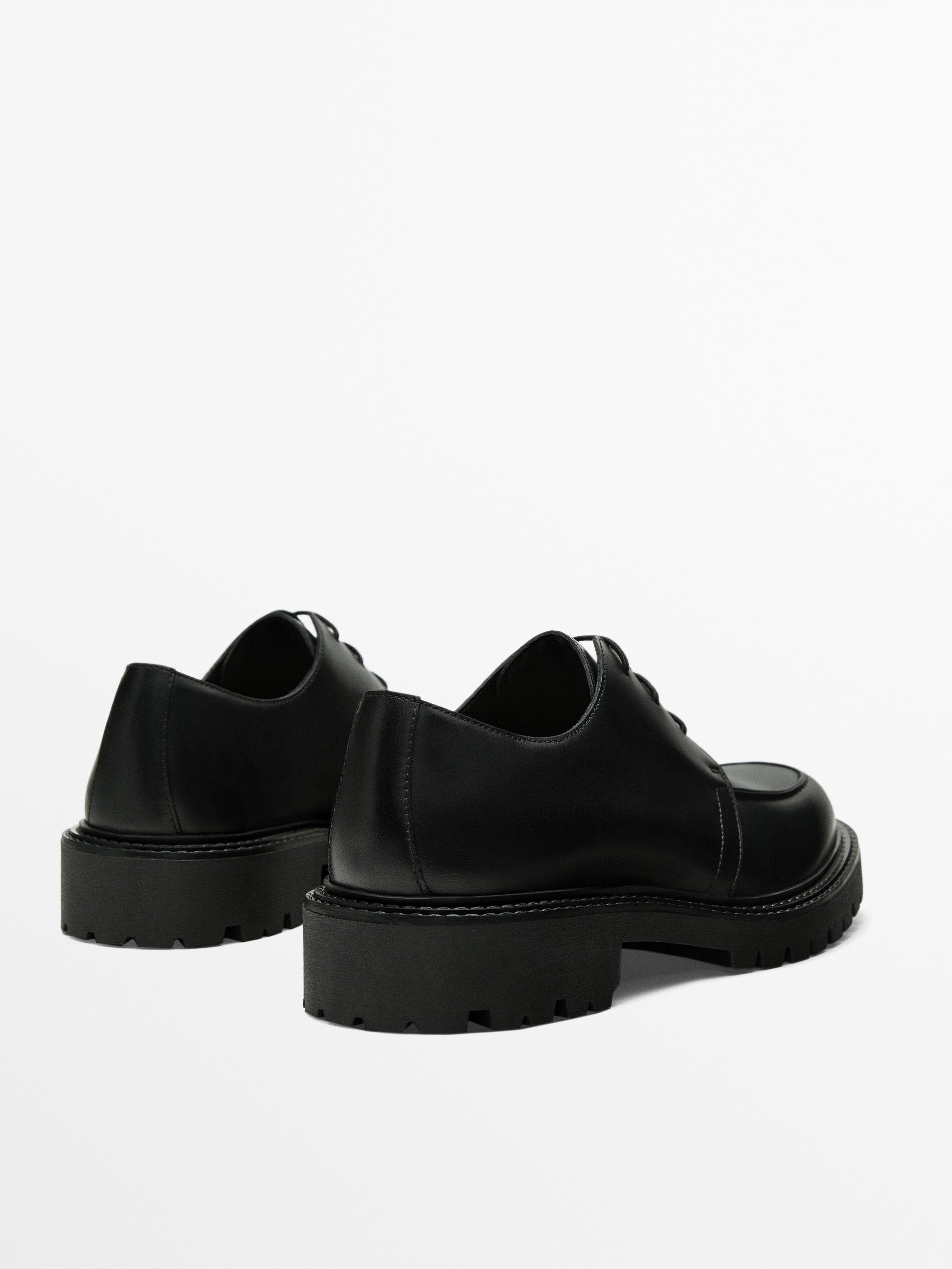 Zapato bordón negro