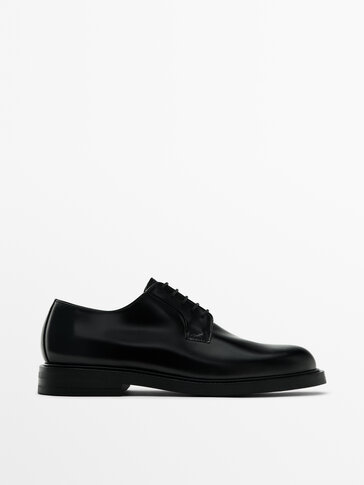Siyah blucher ayakkabı