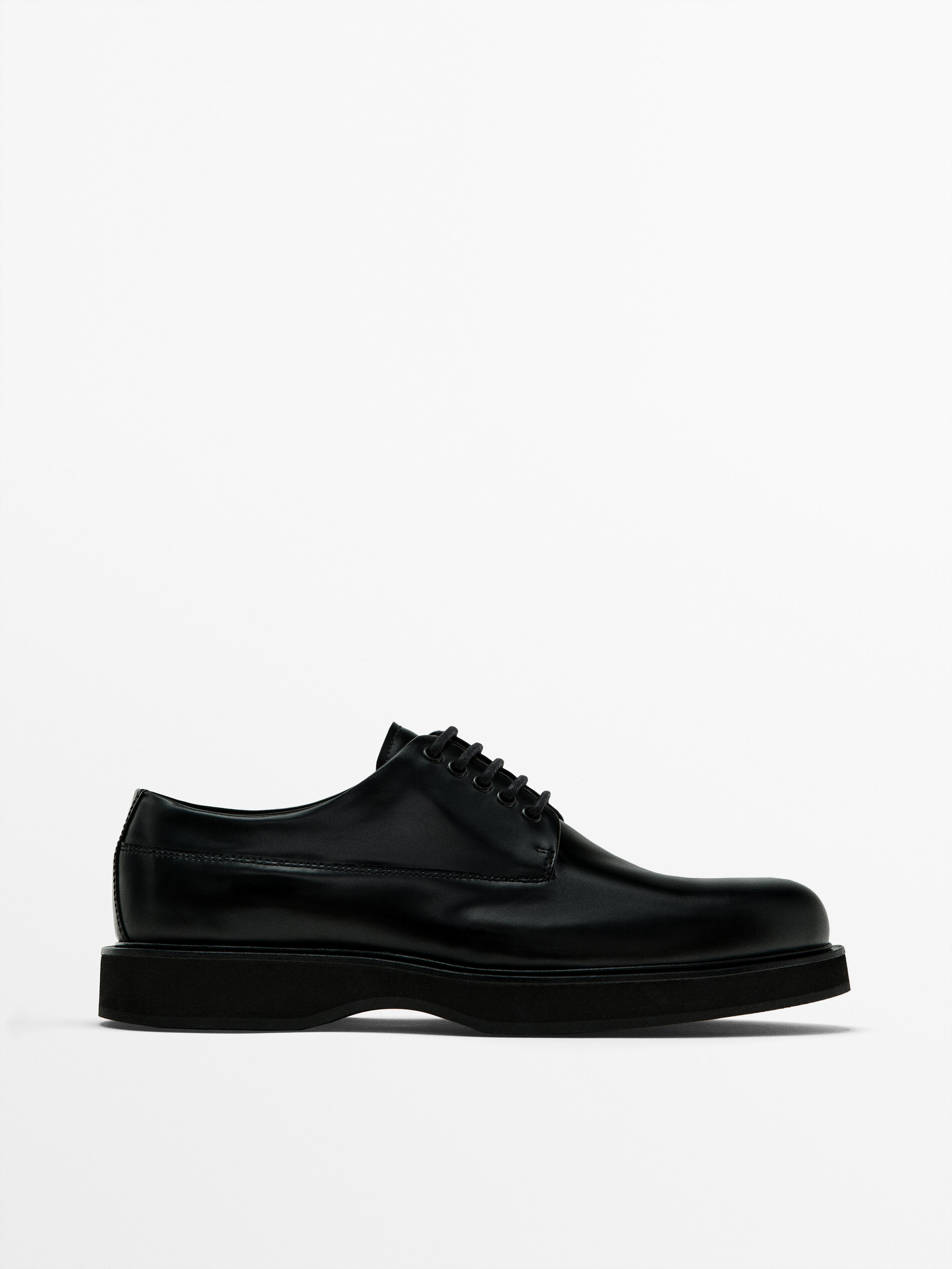 Black store lace shoes