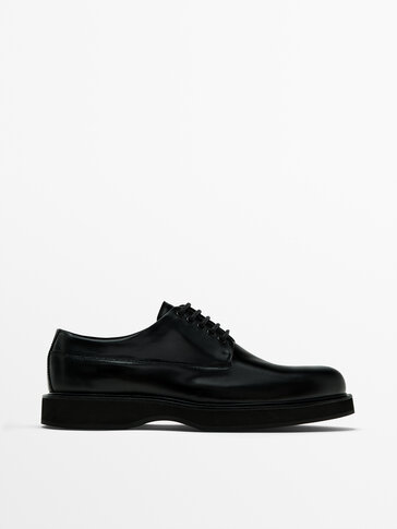 Black lace-up shoes · Black · Shoes | Massimo Dutti