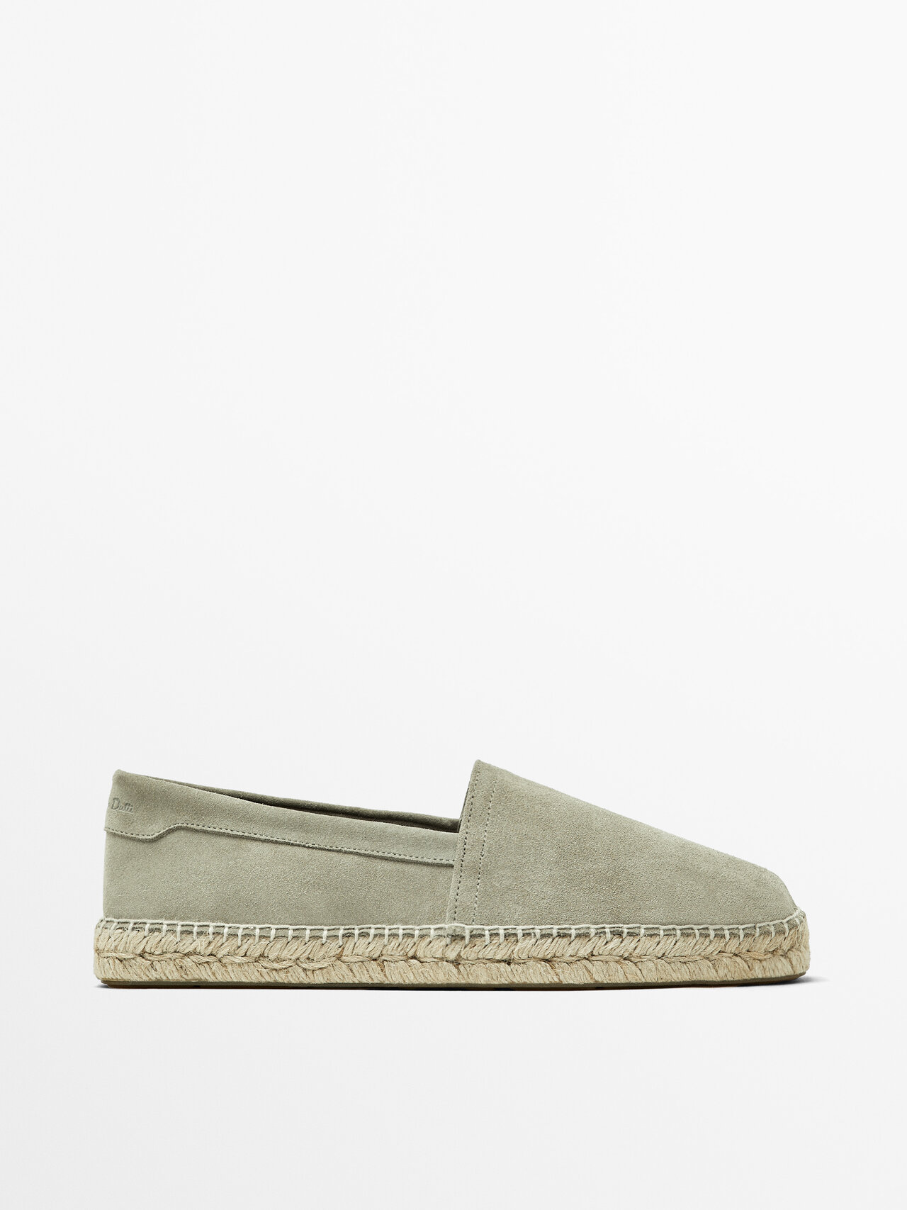 Massimo Dutti Split Suede Espadrilles In Multicolor