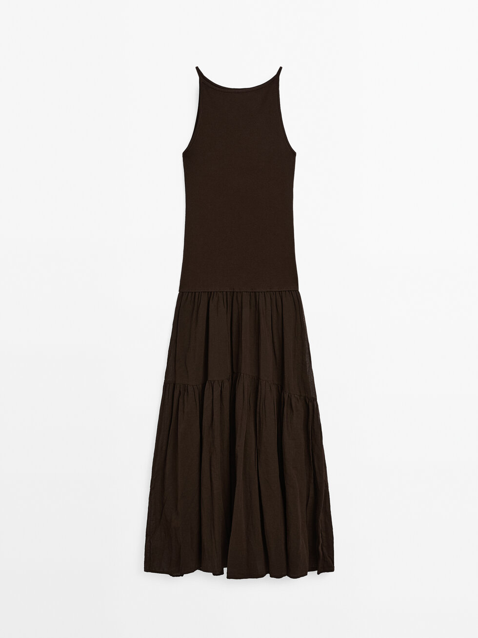 ★ Massimo Dutti★ Long Strap Cotton Blend Dress 0663970572 6639705722_1_1_14.jpg?t=