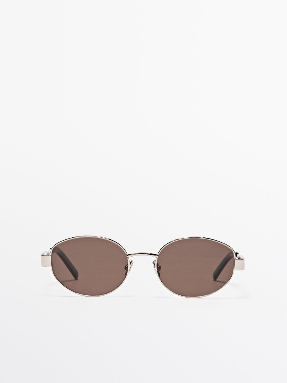 Oval metal sunglasses