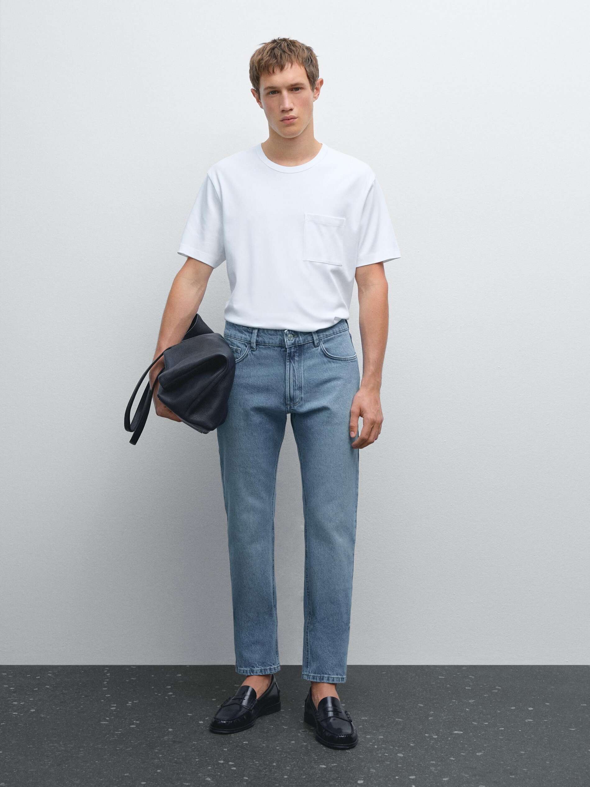 Jean Slim - Bleu - 34 - Massimo Dutti - Homme