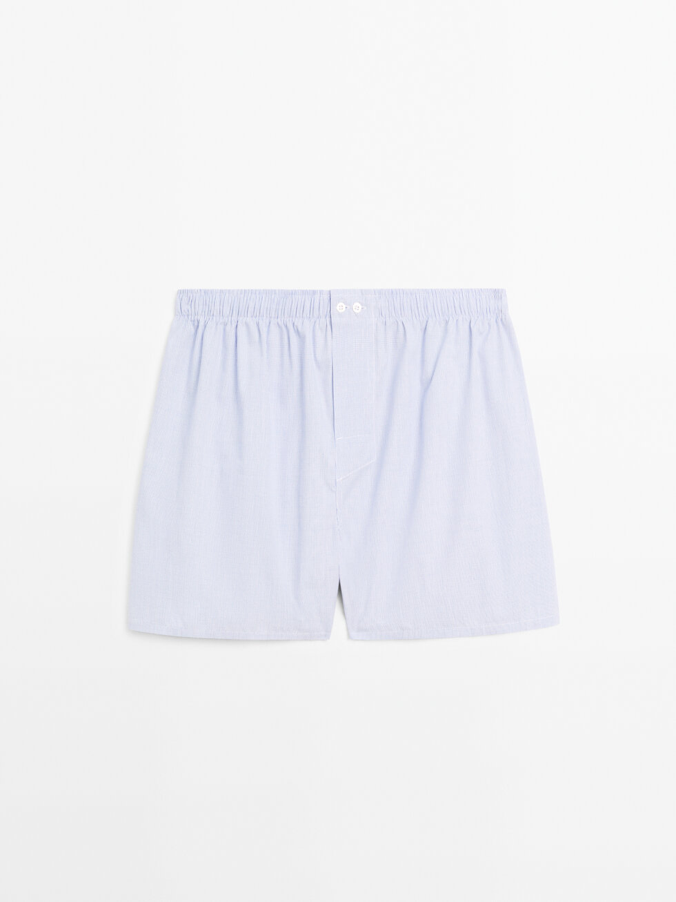 ★ Massimo Dutti★ Navy Blue Poplin Boxer Briefs 0024118540 ☆ Massimo Dutti☆ Navy Blue Poplin Boxer Briefs 0024118540