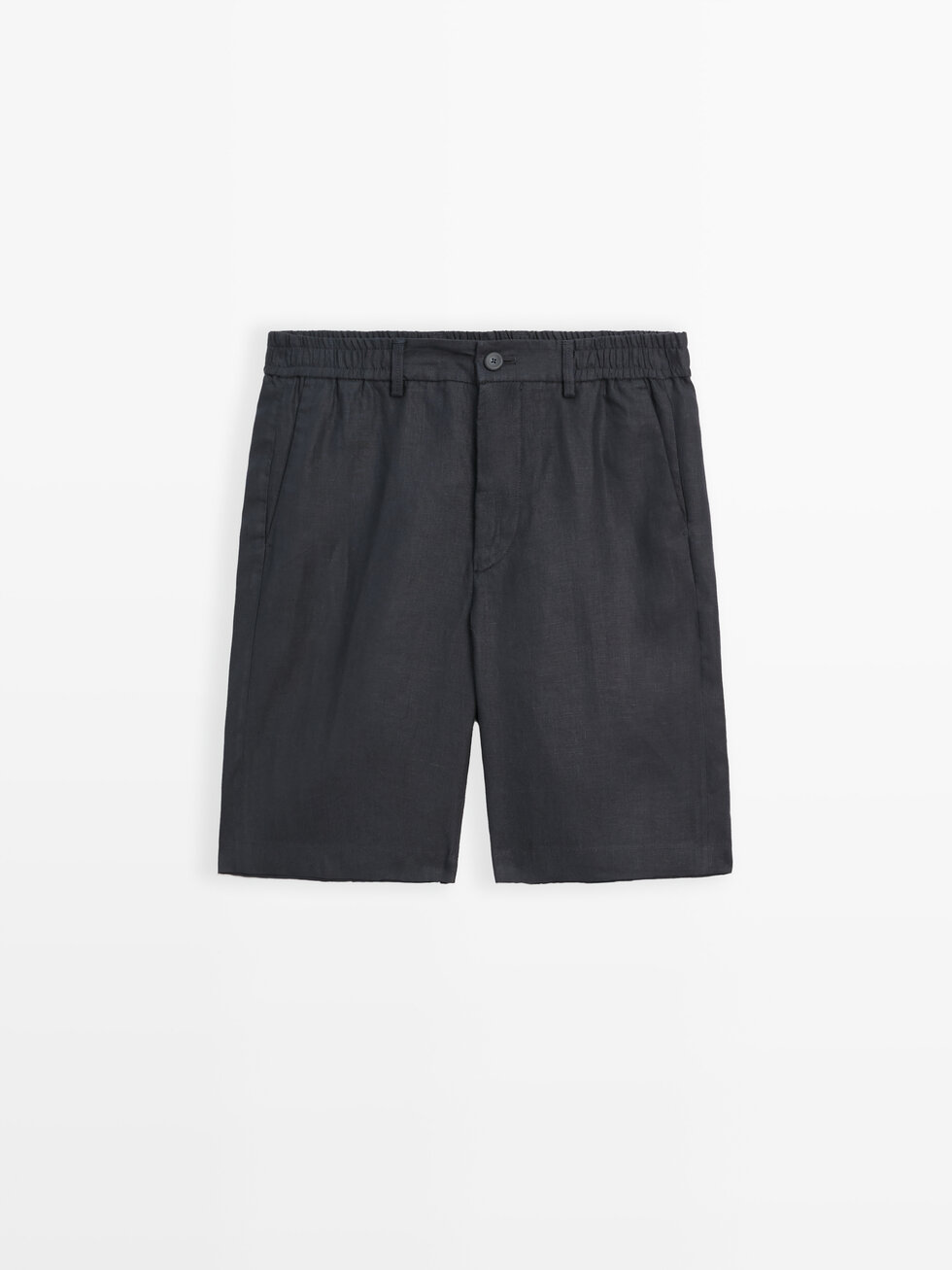 ★ Massimo Dutti★ Linen-blend pleated tencel Bermuda short Women's Bermuda & Linen Shorts - Massimo Dutti - US