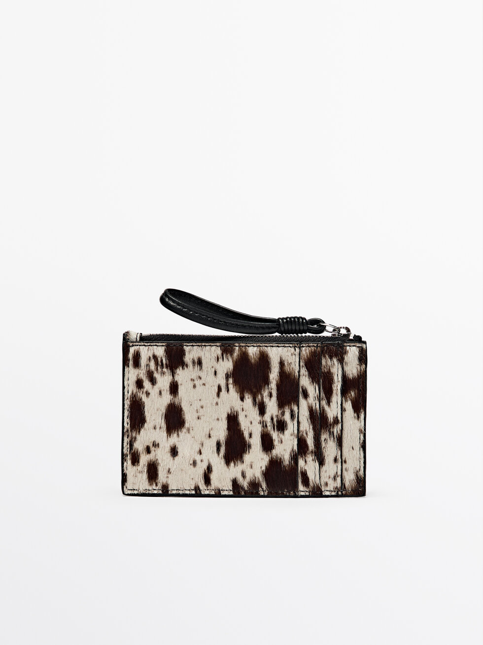 Cartera small animal print piel
