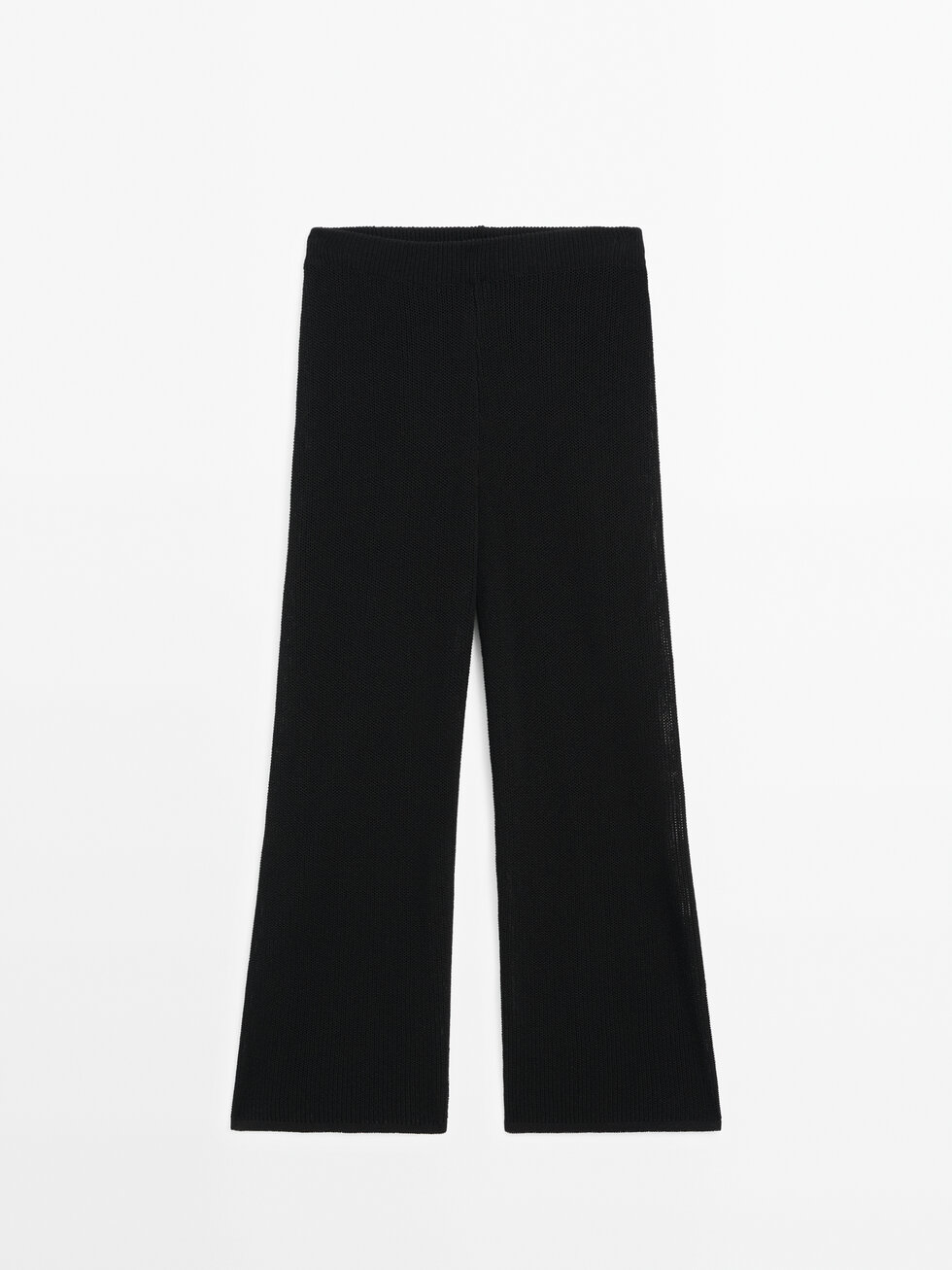 Pantalon fluide en maille ensemble