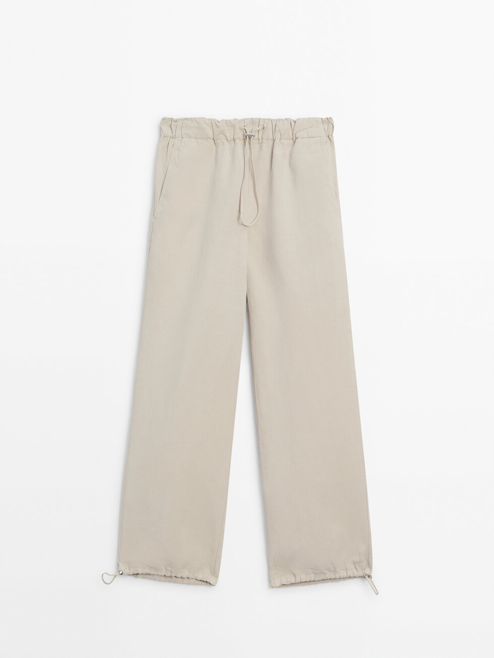 Pantalon à taille élastique et chevilles réglables