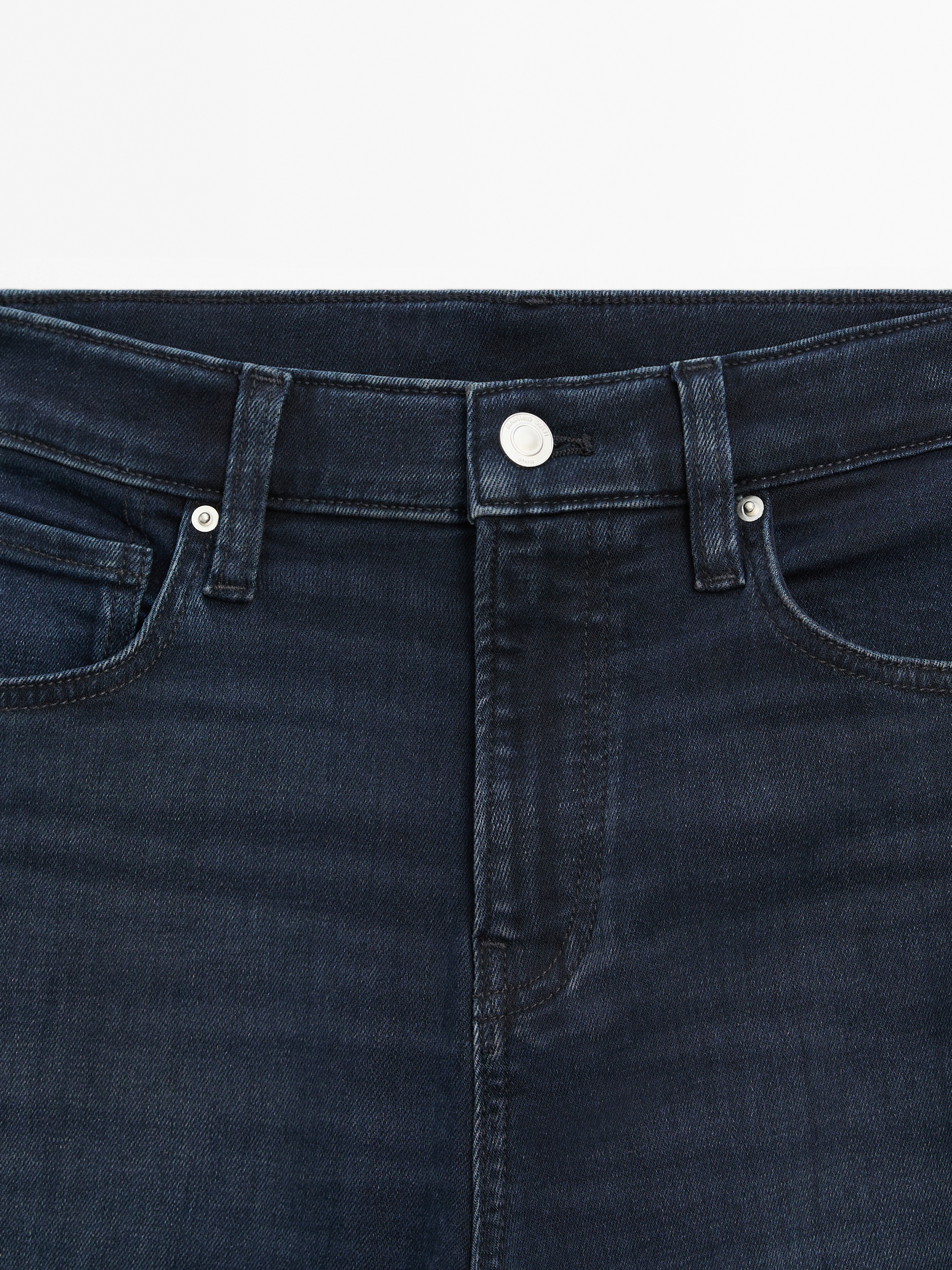 Yüksek bel skinny fit İspanyol paça jean_6