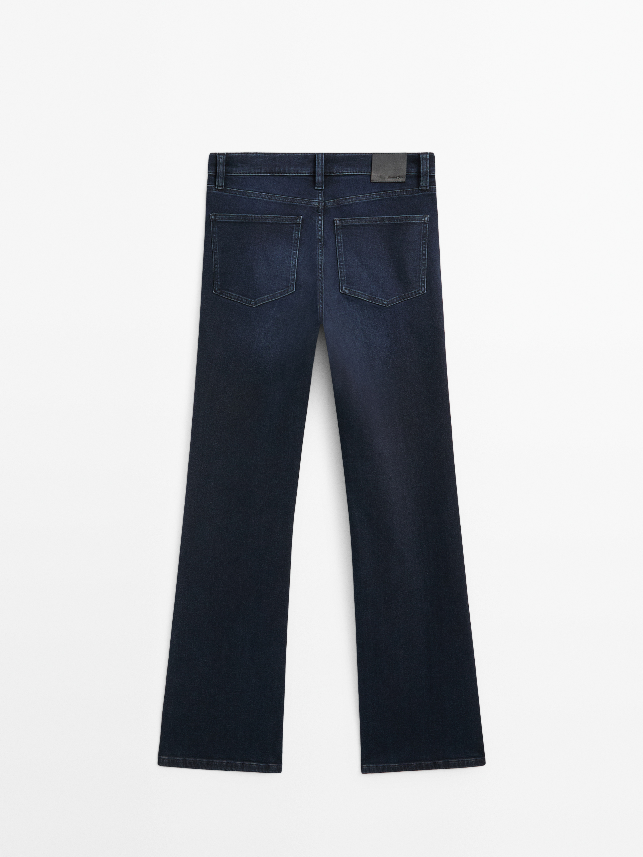 Yüksek bel skinny fit İspanyol paça jean_1