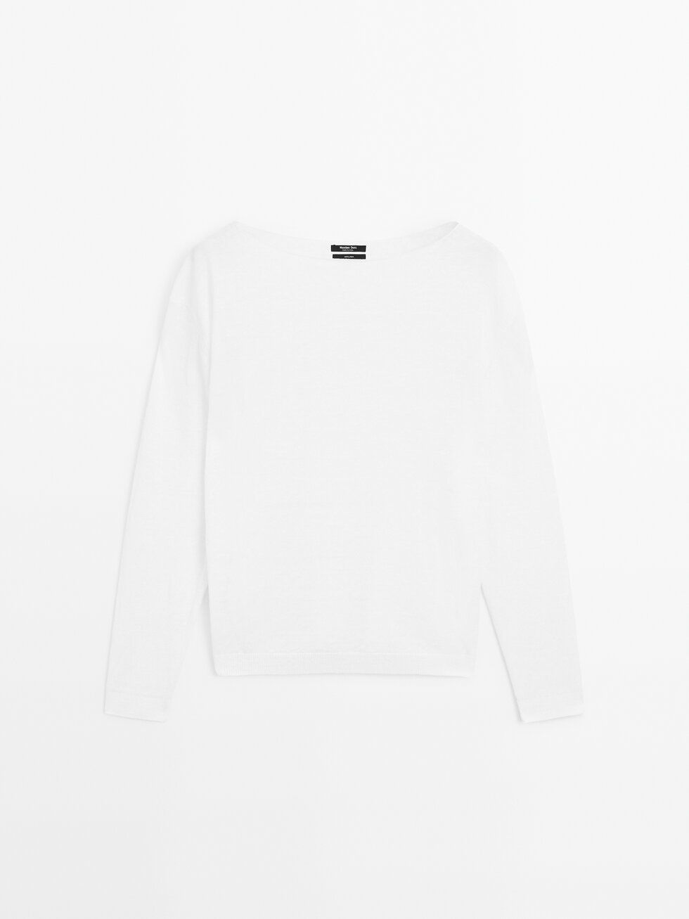 100% linen fine knit sweater