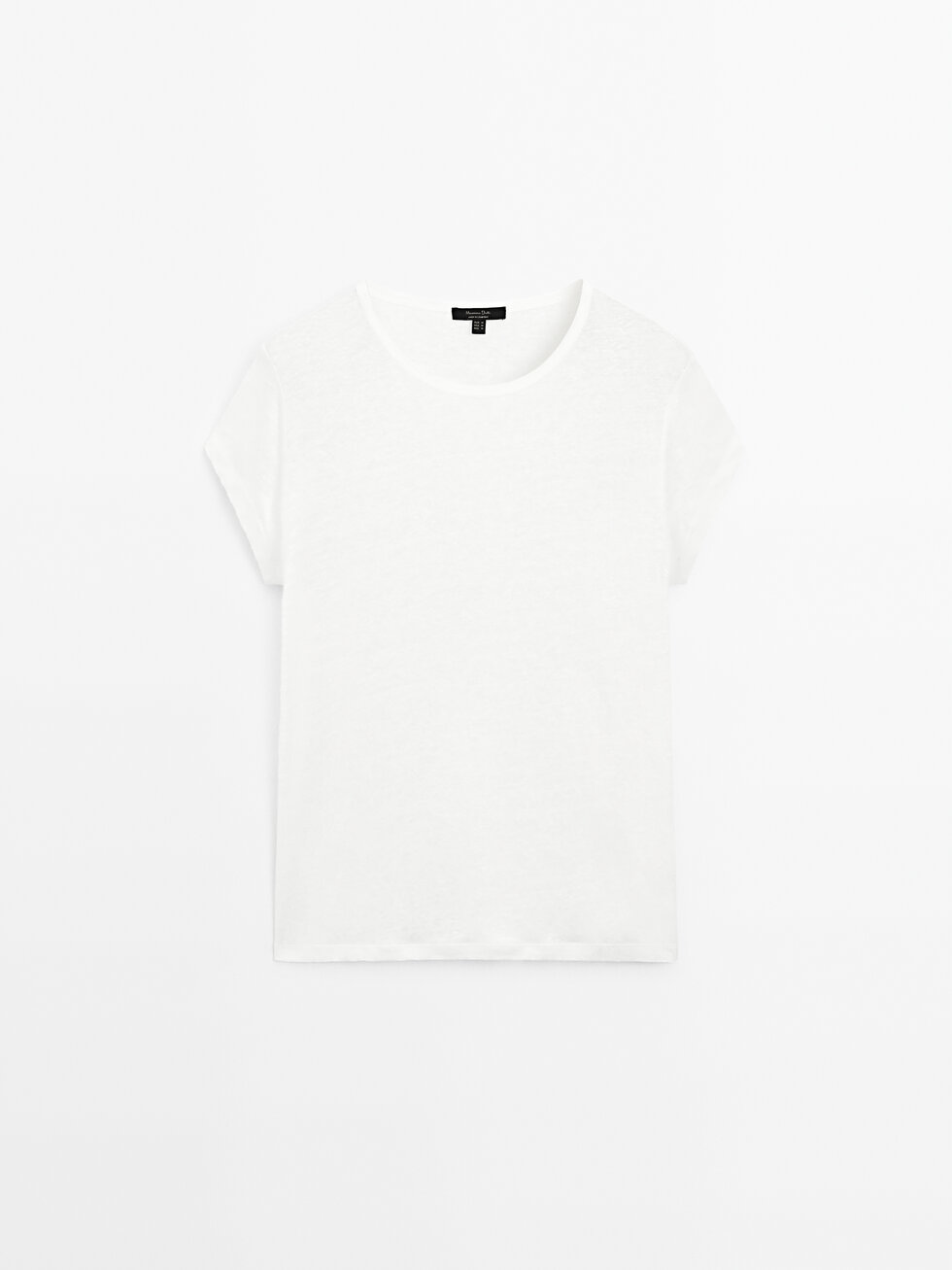 100% linen short sleeve T-shirt
