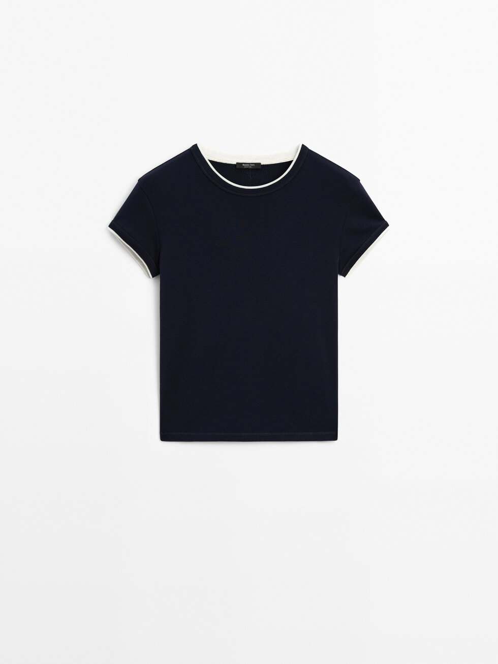 【Massimo dutti】ステッチディテールTシャツ $_57.JPG?set_id=880000500F