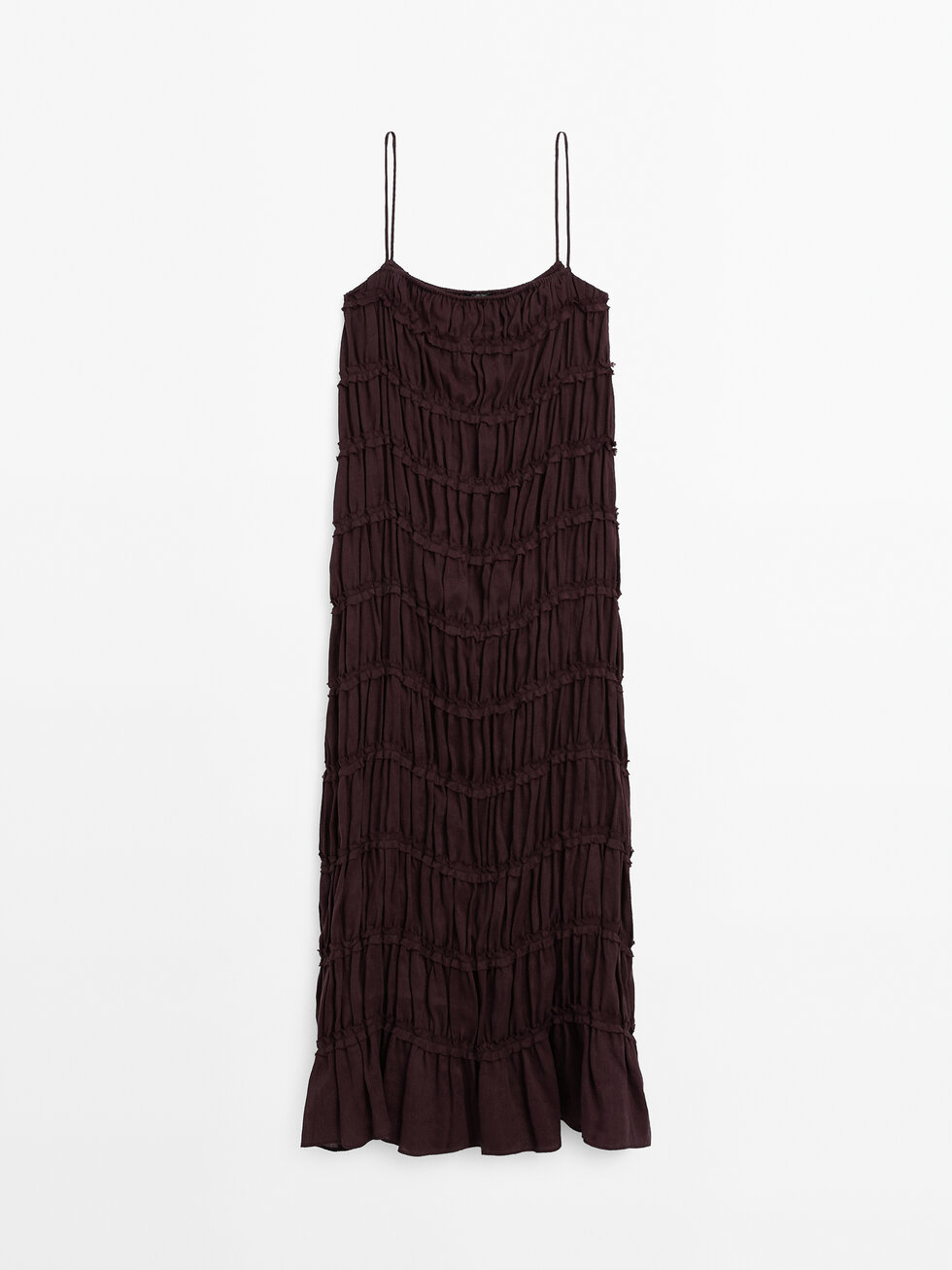 Robe longue fluide lin