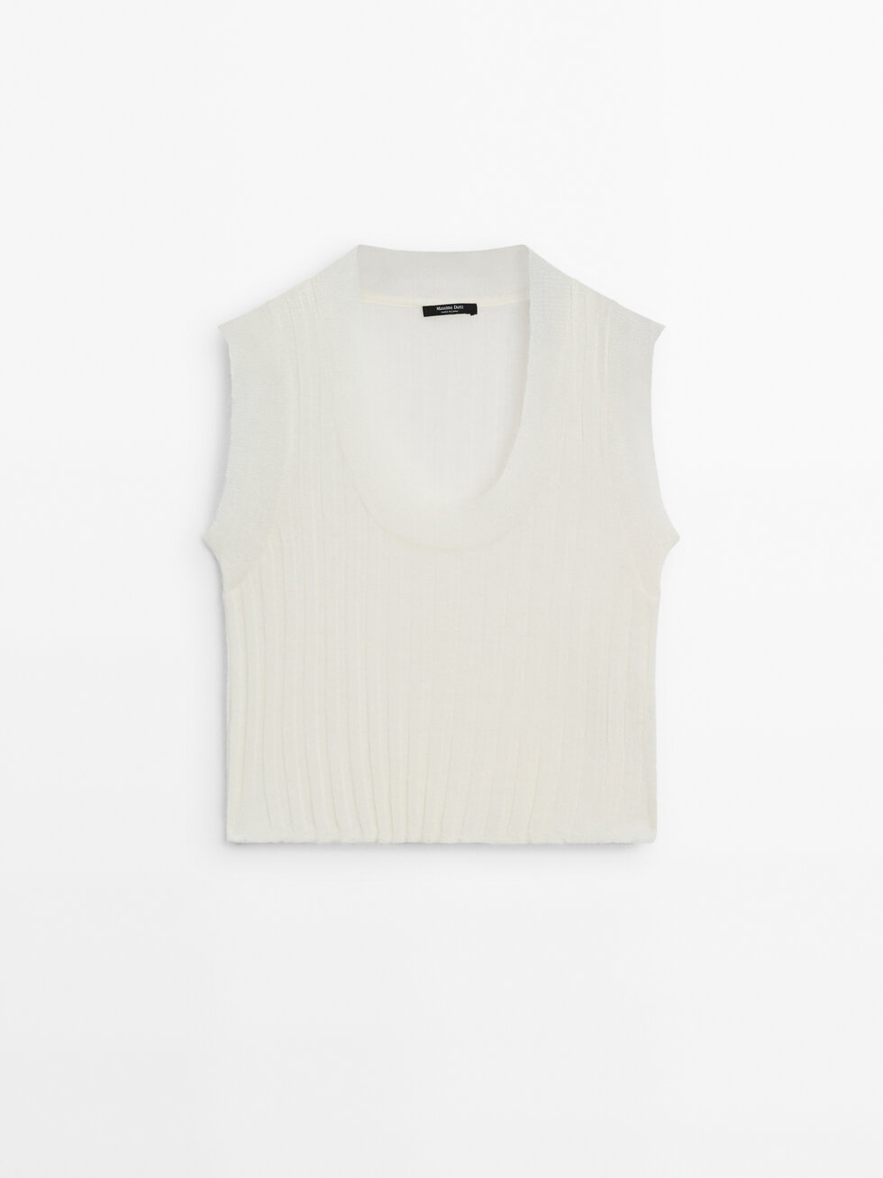 Knit top with wool