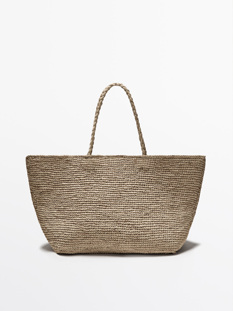 Bolso shopper rafia natural