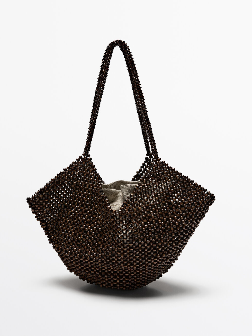 Wooden mini handbag