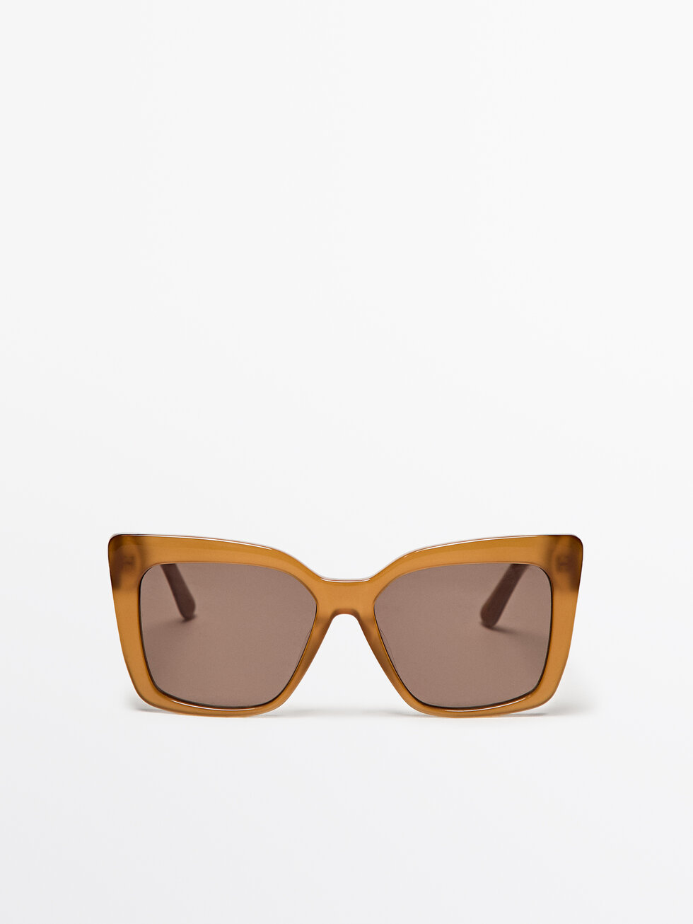 Translucent square sunglasses